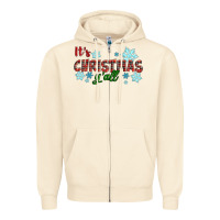 Sandshell It's Christmas Y'all Season Winter Zipper Hoodie - RanaPortraitStore
