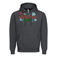 Smoke It's Christmas Y'all Season Winter Zipper Hoodie - RanaPortraitStore