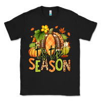 Black Tis' the season Fall American Football Classic Tee - RanaPortraitStore
