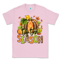 Bubblegum Pink Tis' the season Fall American Football Classic Tee - RanaPortraitStore
