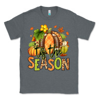 Charcoal Heather Tis' the season Fall American Football Classic Tee - RanaPortraitStore