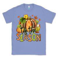 Colony Blue Tis' the season Fall American Football Classic Tee - RanaPortraitStore