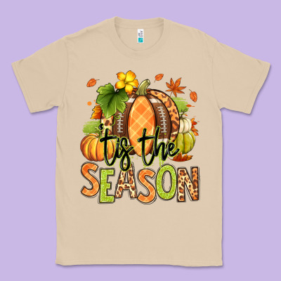 Tis' The Season Fall American Football Classic Tee Designed By Ranaportraitstore