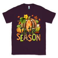Plum Tis' the season Fall American Football Classic Tee - RanaPortraitStore