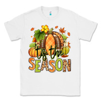 White Tis' the season Fall American Football Classic Tee - RanaPortraitStore