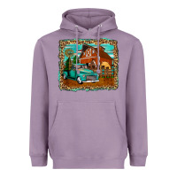 Lavender rustic country barn Heavyweight Hoodie - Zillion Design Studio