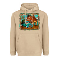 Mushroom rustic country barn Heavyweight Hoodie - Zillion Design Studio