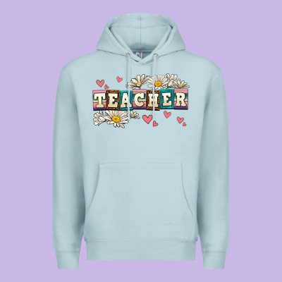 Daisy Teacher Premium Hoodie Designed By Adodesignshop