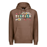 Chestnut daisy teacher Premium Hoodie - AdoDesignShop