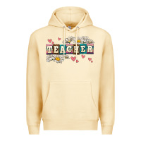 Pina Colada daisy teacher Premium Hoodie - AdoDesignShop