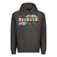Smoke daisy teacher Premium Hoodie - AdoDesignShop