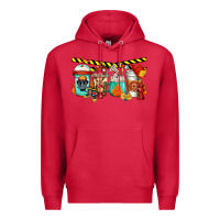 Cardinal firefighter coffee Premium Hoodie - Jasminsmagicworld