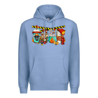 Colony Blue firefighter coffee Premium Hoodie - Jasminsmagicworld
