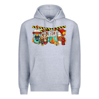 Heather Grey firefighter coffee Premium Hoodie - Jasminsmagicworld