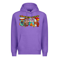 Purple firefighter coffee Premium Hoodie - Jasminsmagicworld