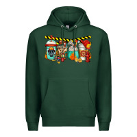 Sports Green firefighter coffee Premium Hoodie - Jasminsmagicworld
