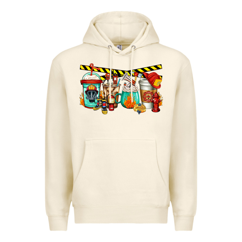 Firefighter Coffee Premium Hoodie by Jasminsmagicworld | Teevron