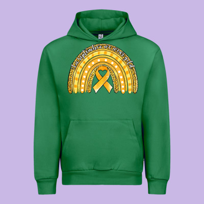 Childhood Cancer Awareness Rainbow (1) Urban Hoodie Designed By Jasminsmagicworld