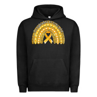 Pigment Black childhood cancer awareness rainbow (1) Urban Hoodie - Jasminsmagicworld