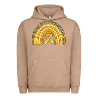 Pigment Burro childhood cancer awareness rainbow (1) Urban Hoodie - Jasminsmagicworld