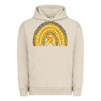 Pigment French Oak childhood cancer awareness rainbow (1) Urban Hoodie - Jasminsmagicworld