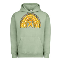Pigment Oil Green childhood cancer awareness rainbow (1) Urban Hoodie - Jasminsmagicworld