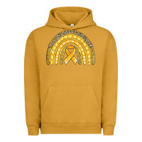 Pigment Peanut Butter childhood cancer awareness rainbow (1) Urban Hoodie - Jasminsmagicworld