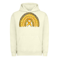 Pigment Pistachio childhood cancer awareness rainbow (1) Urban Hoodie - Jasminsmagicworld