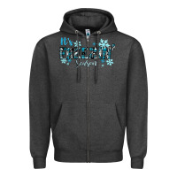 Charcoal Heather It's Freezin Season Winter Zipper Hoodie - RanaPortraitStore