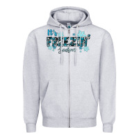 It's Freezin Season Winter Zipper Hoodie | Teevron