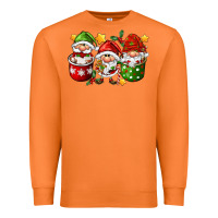 Carrot coffee cup santa gnomies Premium Sweatshirt - FaDigitalArtStudio