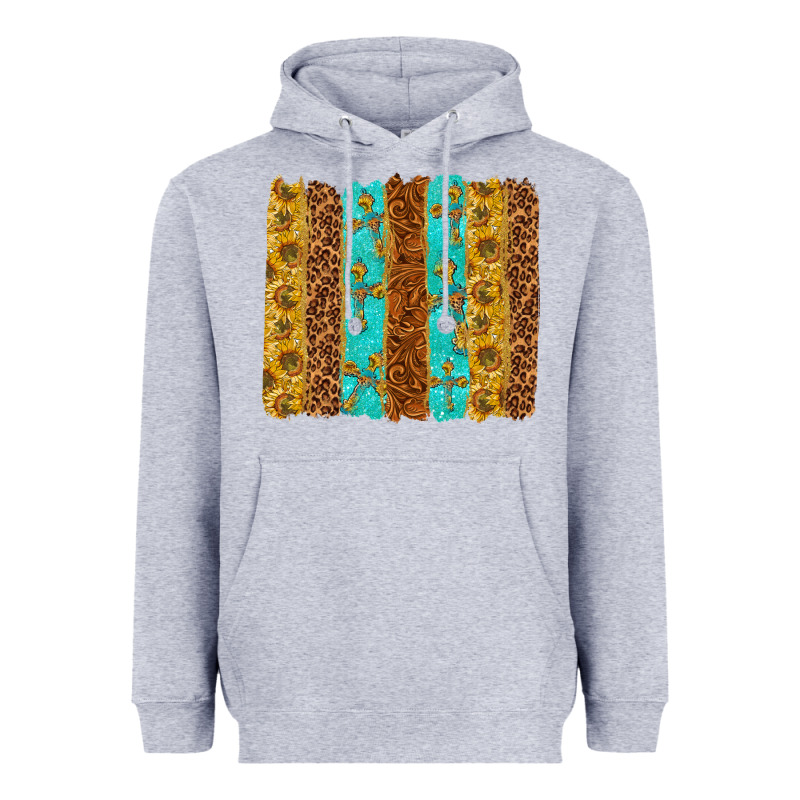 Western Brushstrokes Heavyweight Hoodie by texasbilliewilder | Teevron
