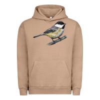 Pigment Burro Black Capped Chickadee Urban Hoodie - LillyAllenDesigns