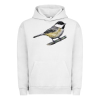 Pigment Lunar Rock Black Capped Chickadee Urban Hoodie - LillyAllenDesigns
