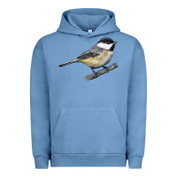 Black Capped Chickadee Urban Hoodie | Teevron