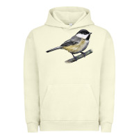 Pigment Pistachio Black Capped Chickadee Urban Hoodie - LillyAllenDesigns
