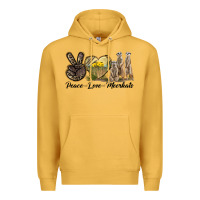 Peace Love Meerkats Premium Hoodie | Teevron