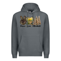 Rock Peace Love Meerkats Premium Hoodie - LillyAllenDesigns