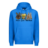 True Royal Peace Love Meerkats Premium Hoodie - LillyAllenDesigns