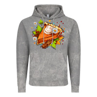 Cloud Rock pumpkin pie with daisies and cinnamon Vintage Hoodie - AdoDesignShop