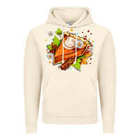 Vintage Artic pumpkin pie with daisies and cinnamon Vintage Hoodie - AdoDesignShop