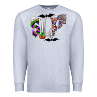 Heather Grey slp Premium Sweatshirt - CowhideDigitalArt