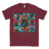 Burgundy Thanksgiving Turkey Classic Tee - RanaPortraitStore
