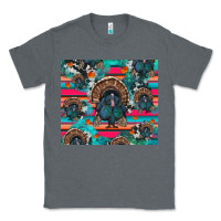 Charcoal Heather Thanksgiving Turkey Classic Tee - RanaPortraitStore