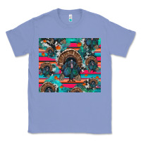 Colony Blue Thanksgiving Turkey Classic Tee - RanaPortraitStore