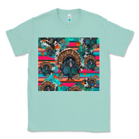 Seafoam Thanksgiving Turkey Classic Tee - RanaPortraitStore