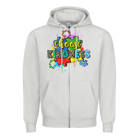 Dove Grey choose kindness Zipper Hoodie - Zillion Design Studio