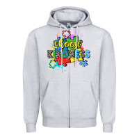 Heather Grey choose kindness Zipper Hoodie - Zillion Design Studio