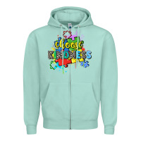 Seafoam choose kindness Zipper Hoodie - Zillion Design Studio