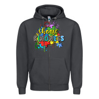 Smoke choose kindness Zipper Hoodie - Zillion Design Studio